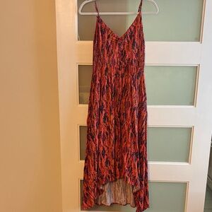 Evereve Coral and Black Women's Dress